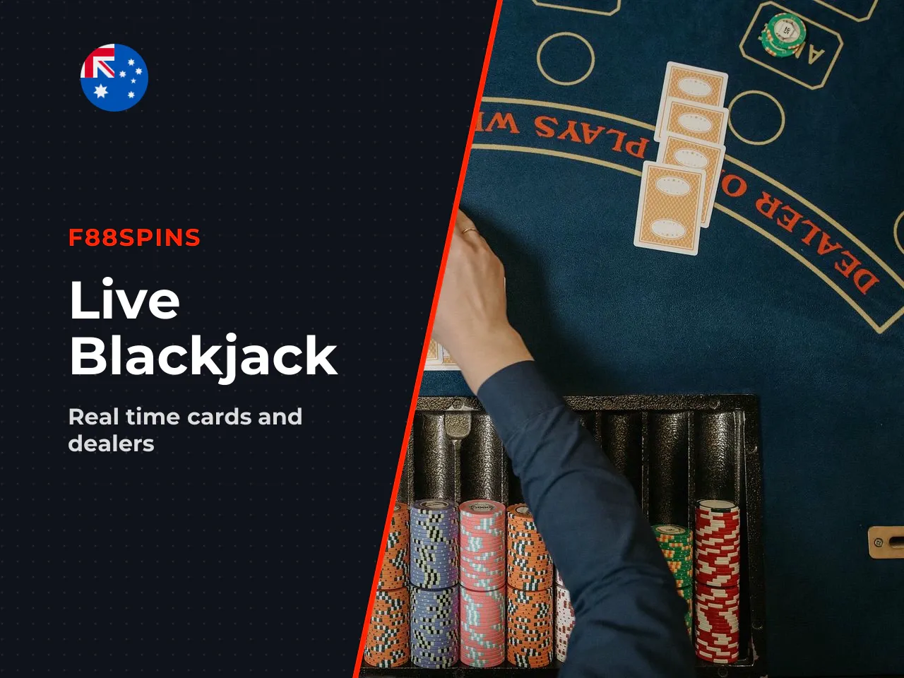 Live Blackjack Real Cards, Camera and