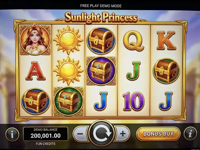 sunlight princess demo interface layout