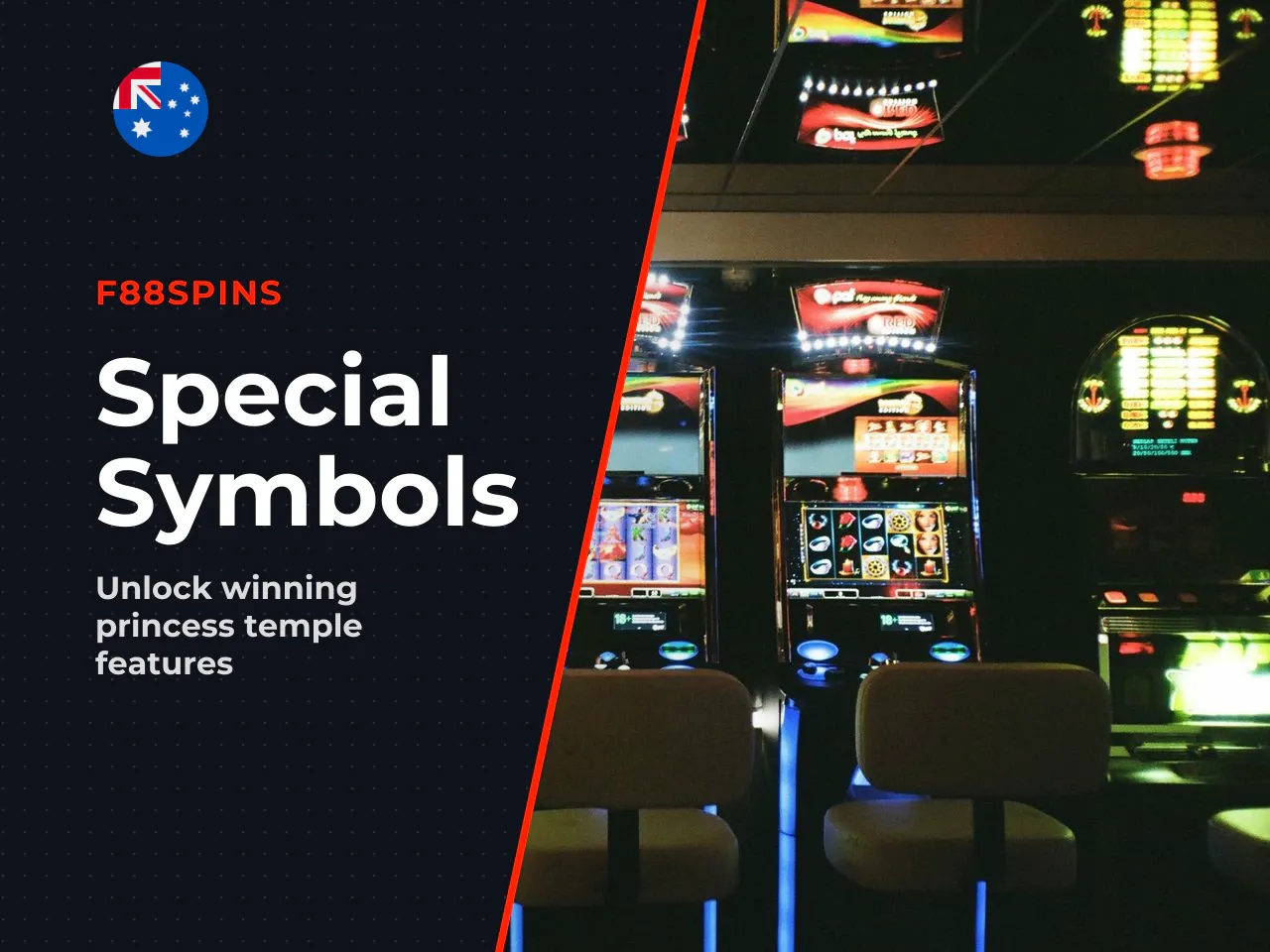 Three special symbols sit outside the
